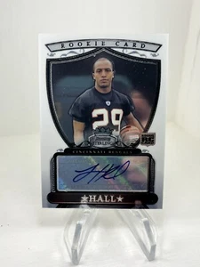 2007 Topps Bowman Sterling Auto Leon Hall #BSRA-LH Cincinnati Bengals RC H99 - Picture 1 of 2