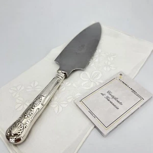 Antica Paletta dolce in argento sheffield posata da tavola per dessert torta - Foto 1 di 7