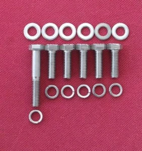 V8 FORD 351 Windsor timing cover stainless steel hex head bolt kit - Picture 1 of 1