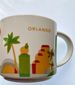 Starbucks You Are Here ORLANDO 14oz Coffee Cup Mug - Picture 1 of 6