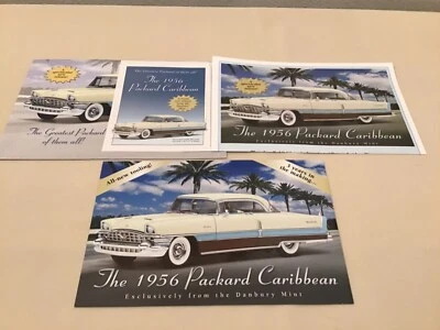 Folleto Danbury Mint 1956 Packard Caribbean papeleo solo 1:24 Foto 1 de 4