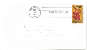 US First Day Cover - October 23, 1974 - Christmas - 10 cent stamp – Altarpiece - Picture 1 of 1