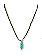 Pendant Necklace Qtz102 Quartz Stone Capsule
