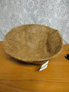 14" Round Coco Liners Hanging Basket 100% Natural Replacement Coconut Fiber - Picture 1 of 4