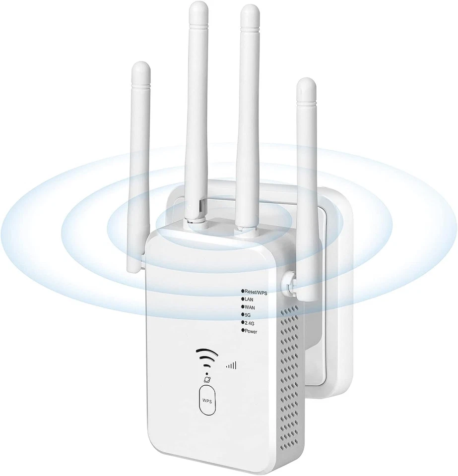 WiFi Extender 1200Mbps, WiFi Extenders Signal Booster for Home - Image 1 of 1