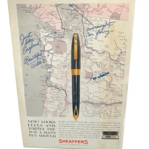 Vintage 1960 Sheaffer Stift sieht an und schreibt Werbung Werbung - Bild 1 von 5
