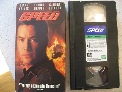 Speed (VHS, 1994) Keanu Reeves Sandra Bullock - Image 1 of 2