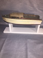 Antique Wooden Toy Model Pond Boat Chris-Craft 18" Hand Made & Painted Maine