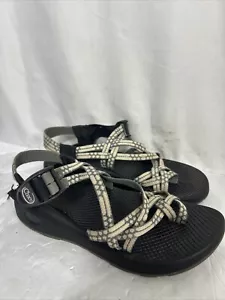 Chaco ZX/2 Yampa Gray White Strappy Sport Hiking Slingback Sandals Size 7 - Picture 1 of 14