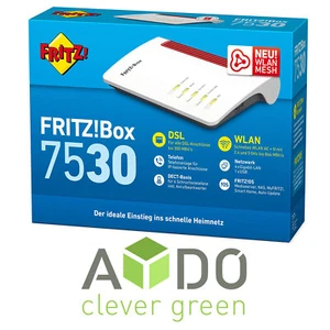 AVM FRITZBox 7530 VDSL DSL Modem MESH DUAL WLAN GIGABIT Router *TOP ZUSTAND* - Bild 1 von 3