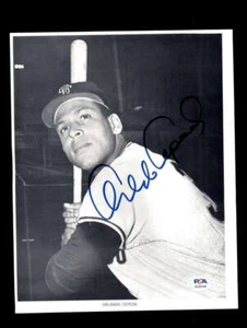 Orlando Cepeda PSA DNA Signed 8x10 Photo Autograph Giants - Picture 1 of 3