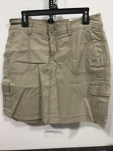 ST JOHNS BAY WOMEN’S SKIRT SIZE 4 COLOR BEIGE (2-TW-2519) - Picture 1 of 6
