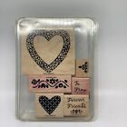 Stampin Up! Hearts & Posies 2002 Hearts, Flowers Valentines Day Retired