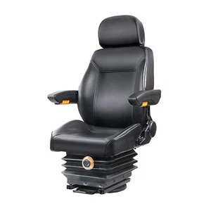 PU Leather Tractor Seat Suspension Adjustable Universal seat forklift excavator - Picture 1 of 6