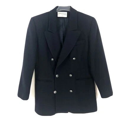 Chaqueta chaquetón para mujer International Scene doble botonadura azul marino talla 5/6 Foto 1 de 4