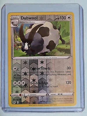 2020 Dubwool 154/202 - Reverse Holo - Sword & Shield - NM/MINT Pokémon TCG - Image 1 of 3