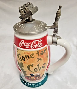 Coca-Cola Historical Slogans Stein 1st In Series Marketed by Anheuser-Busch - Picture 1 of 22