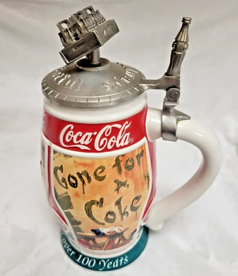 Coca-Cola Historical Slogans Stein 1st In Series Marketed by Anheuser-Busch - Image 1 of 4