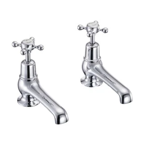 Burlington Claremont Bath Taps Deck Mounted T7 New Free Postage - Picture 1 of 3