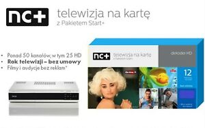 NC+ Pakiet Start+ 12 m-ce Polsat Cyfra+ TNK nBox HD ITI 5800 TVP TV pl TVN