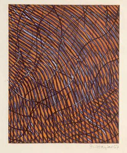 Stanley William Hayter, composición abstracta, grabado, firmado y fechado a lápiz - Imagen 1 de 5