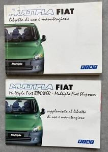 FIAT MULTIPLA - Libretti Uso e Manutenzione 1999 - Foto 1 di 1