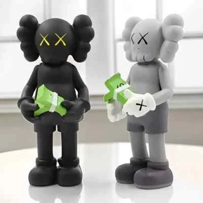 28cm Kaws Companion Counting Money Action Figure Statue Art Decor Gift for Fans - Image 1 of 4