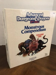 Advanced Dungeons and Dragons 2nd Edition Monstrous Compendium Volume One 1989 - Bild 1 von 4
