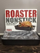 New listing
Tools of the Trade 18.5" x 13" x 3" Nonstick Roaster and Rack
