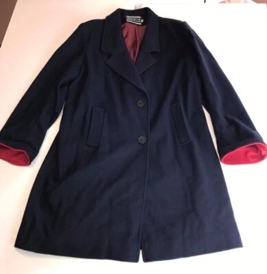 VINTAGE Spencer Douglas Wool Coat Andover by Forstmann Overcoat Jacket Womens 16 - Image 1 of 4