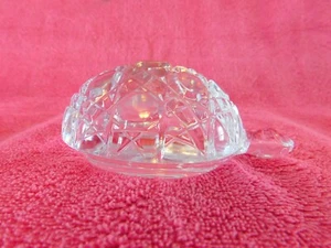 GORGEOUS! Waterford Crystal Faceted "Turtle/Terrapin" Paperweight - Picture 1 of 2