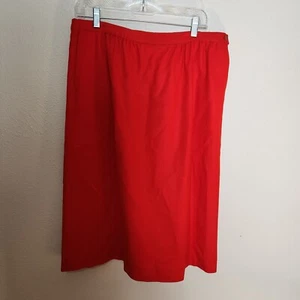 Pendleton Gonna Donna Rossa Lana Gonna a Matita Classica - Foto 1 di 5