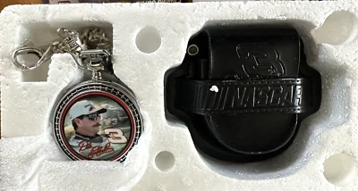 Reloj Bolsillo Franklin Mint Dale Earnhardt Sr Nascar # 3 De Colección y Estuche Nuevo Sistema Operativo Foto 1 de 4