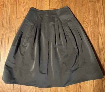 Falda para mujer MARNI Made In Italy línea A plisada EE. UU. 4 gris poliéster talla IT 40 Foto 1 de 3