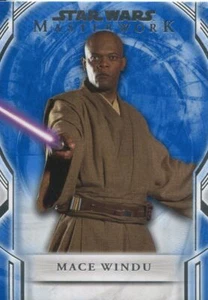 Star Wars Masterwork 2018 Blue Base Card 3 Mace Windu - Picture 1 of 1