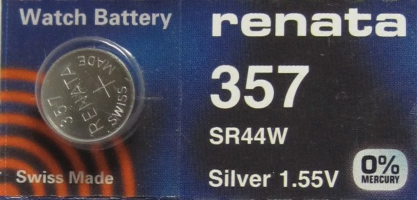 Batería de reloj Renata Swiss Made SR44W de 1 pieza Foto 1 de 1
