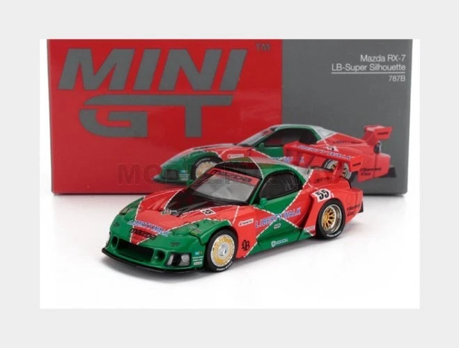 MINI-GT MGT00990-R MAZDA - RX-7 (FD3S) LB WORKS SUPER SILHOUETTE 787B TAS N 55 R