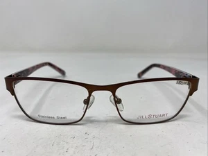 Jill Stuart JS 331-1 52-16-135 Dark Brown Metal Full Rim Eyeglasses Frame “I94 - Picture 1 of 8