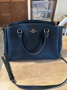 Coach Savannah Leder Carryall Umhängetasche grün kaum benutzt - Bild 1 von 8