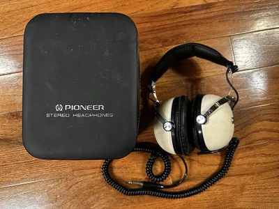 FONES DE OUVIDO estéreo vintage retrô Pioneer SE-50 com estojo - Feito no Japão - DJ - TESTADO - Imagem 1 de 4