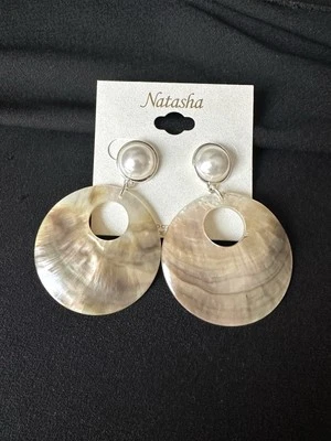 Pendientes concha Natasha MOP Foto 1 de 4