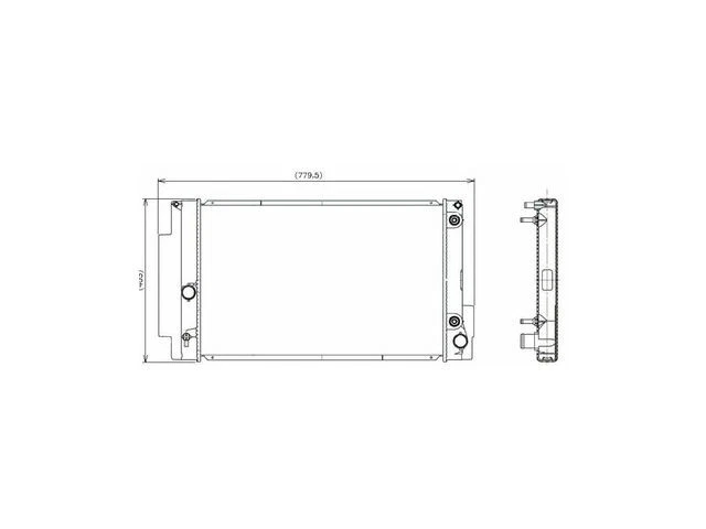 Radiador para 08-15 Scion xB XG86H6 radiador -- OE Denso Foto 1 de 1