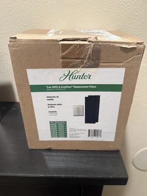 Filtros de repuesto Hunter HEPA y EcoSilver modelo H-HF400-VP nueva caja abierta Foto 1 de 4
