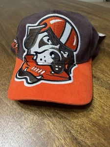 De colección Cleveland Browns Dawg Pound Sombrero Snapback Años 90 Lee Sport Nuez moscada NUEVO - Imagen 1 de 6