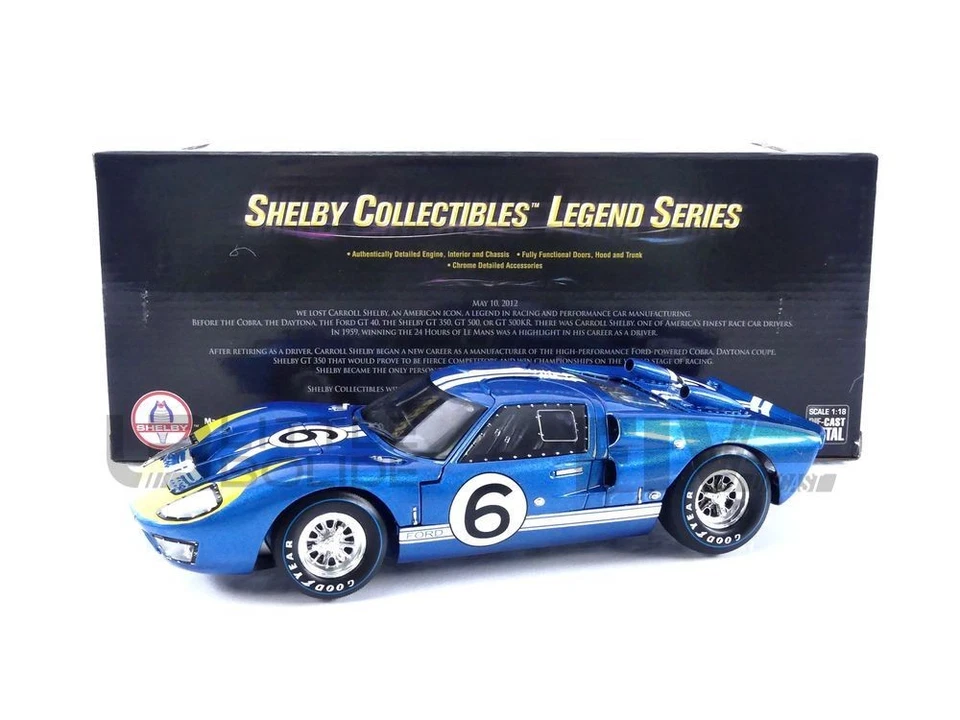 SHELBY COLLECTIBLES 1/18 - FORD GT 40 MK II - LE MANS 1966 SHELBY416 - Image 1 of 1