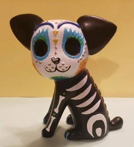 DAY OF THE DEAD 4" Sugar Skull Dog Figurine - Picture 1 of 5