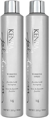 2 Pack! Kenra PLATINUM # 14 WORKING SPRAY 10 OZ - Image 1 of 3