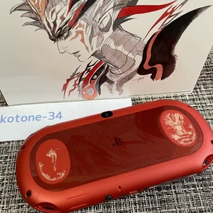 PS Vita PCH-2000 SaGa Scarlet Grace Edizione Speciale Rosso Metallizzato Usato Sony Japan - Foto 1 di 11