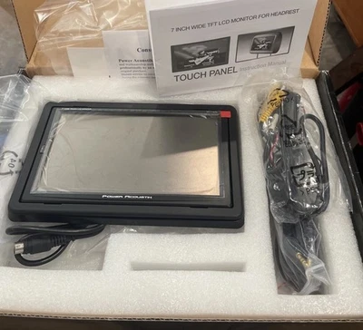 POWER ACOUSTIK - PT-718TS - 7'' Widescreen Touch-Screen Headrest Monitor - Image 1 of 4