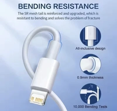 Apple MK0X2AM/A Cavo Lightning USB‑C 100cm - Bianco - Immagine 1 di 3